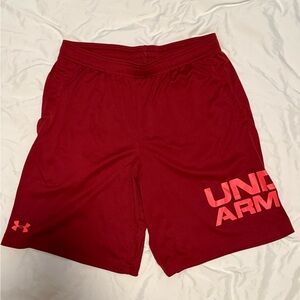 Under Armour Men's Red Athletic Shorts